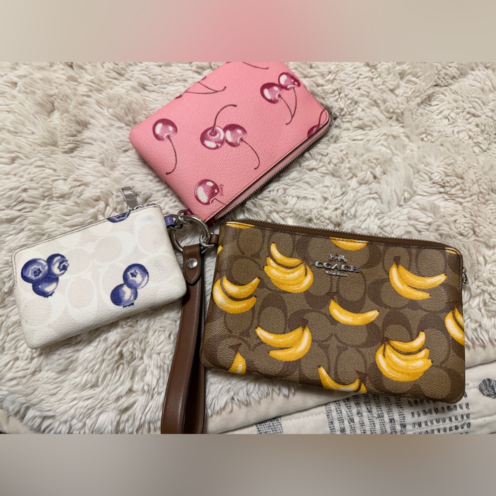 Coach trio zip pouches - Picture 6 of 13